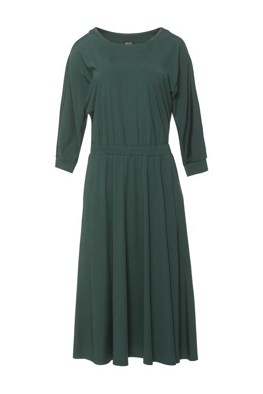 Codzienna sukienka z rękawem kimono i elastyczną talią - 1