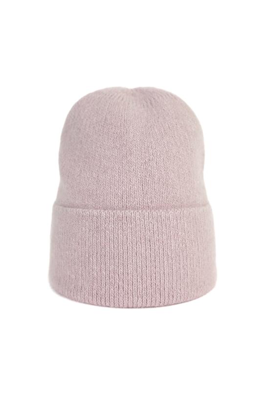 Wizualizacja Uniwersalna pastelowa czapka z angorą