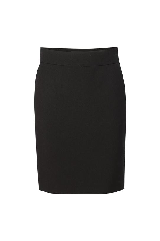Czarna spódnica mini z bocznymi kieszeniami - 1
