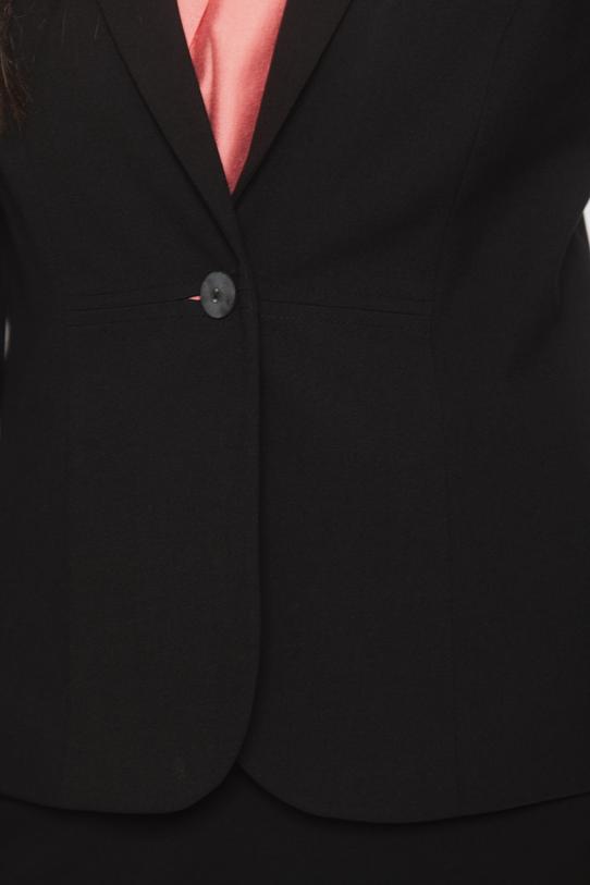 Czarny elegancki dopasowany żakiet - 4