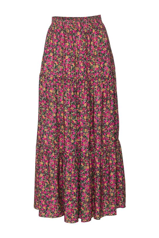Długa spódnica z falbanami w stylu boho