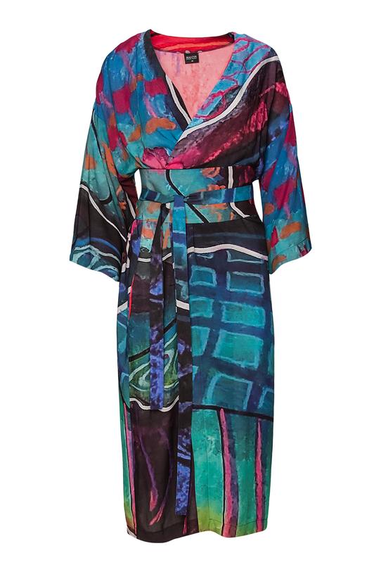 Długie wiskozowe kimono