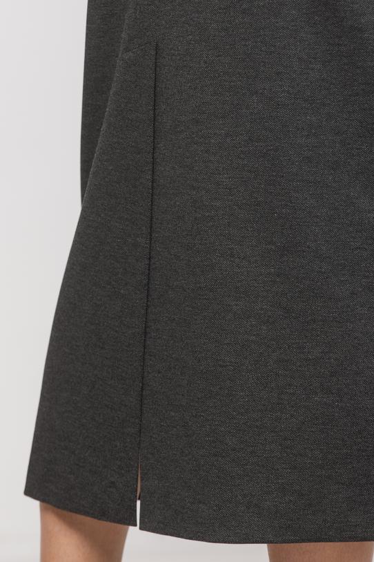 Dopasowana spódnica z ciemnoszarej grubej dzianiny - 4