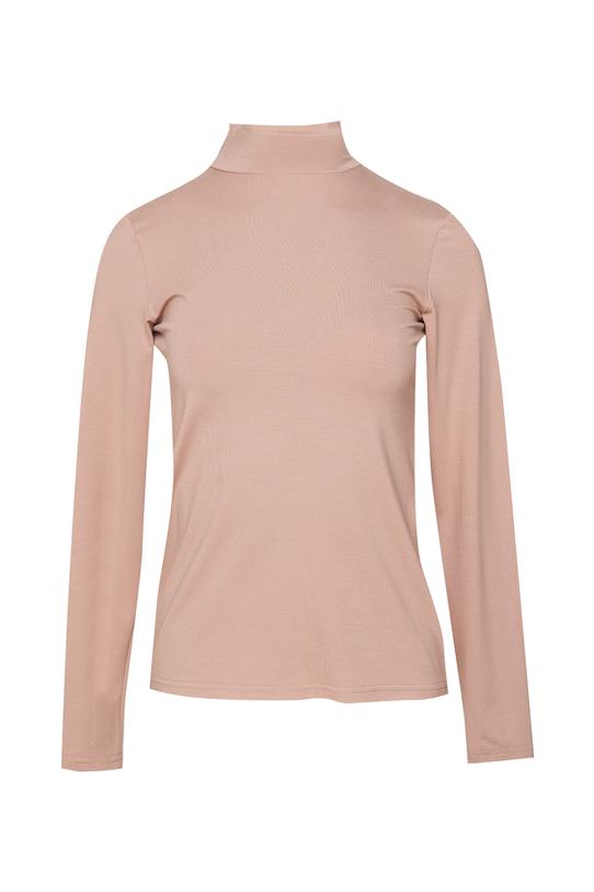 Dzianinowy półgolf z długim rękawem - 1