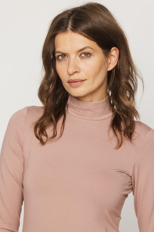 Dzianinowy półgolf z długim rękawem - 5