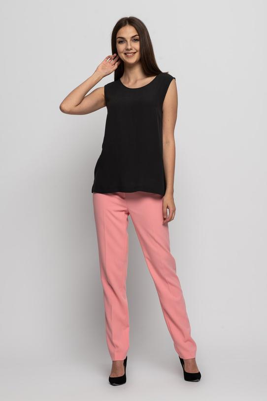 Szara klasyczna bluzka na ramiączkach - 2