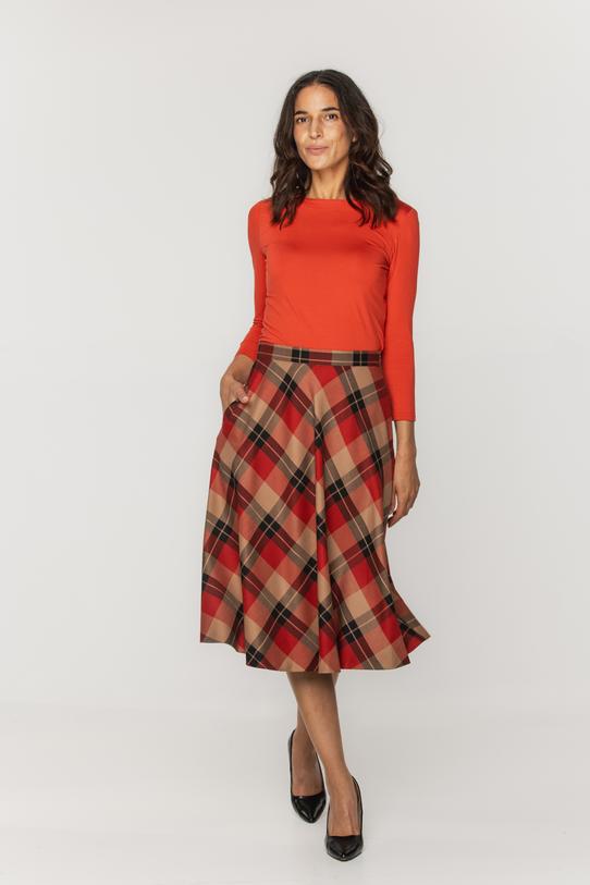 Wizualizacja Elastyczna koralowa bluzka