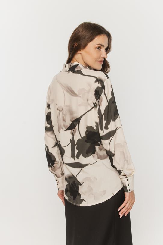 Elegancka koszula z lekkiej tkaniny wiskozowej - 4