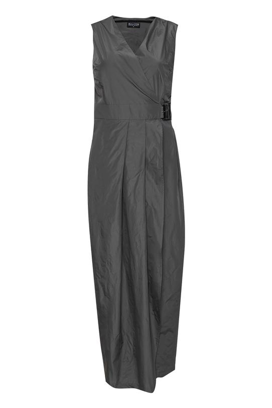 Elegancka sukienka midi z lekkiej tafty z dekoracyjną klamrą - 1