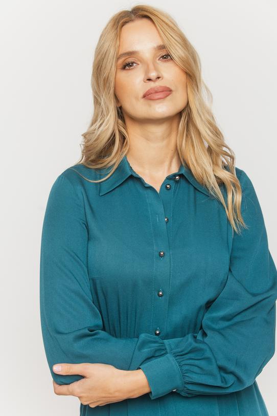 Elegancki kombinezon z długim rękawem i kołnierzykiem - 4