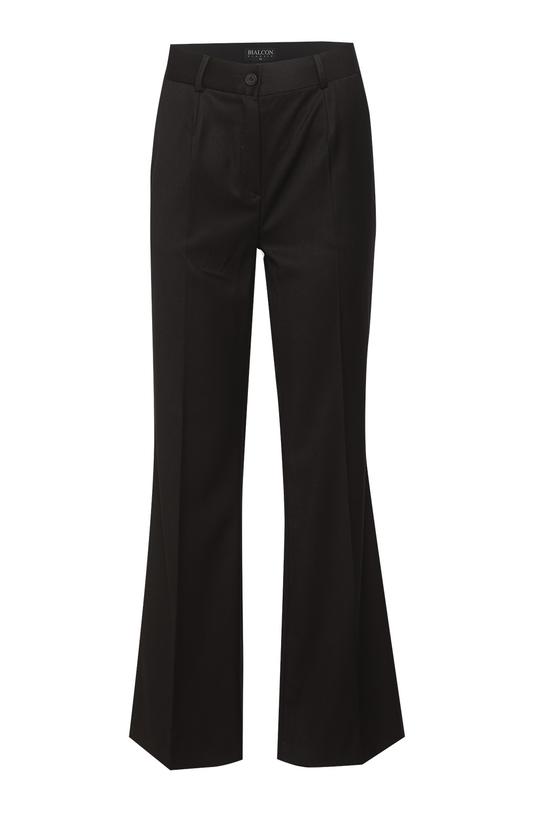Eleganckie garniturowe spodnie w kant - 1