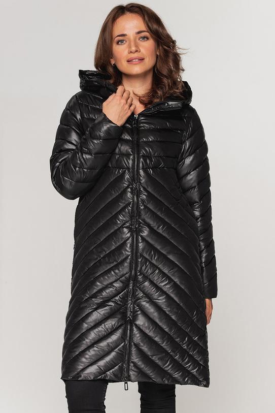 Jesienno-zimowy pikowany płaszcz - 2