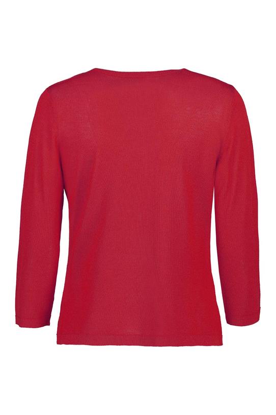 Wizualizacja Dzianinowy czerwony sweterek