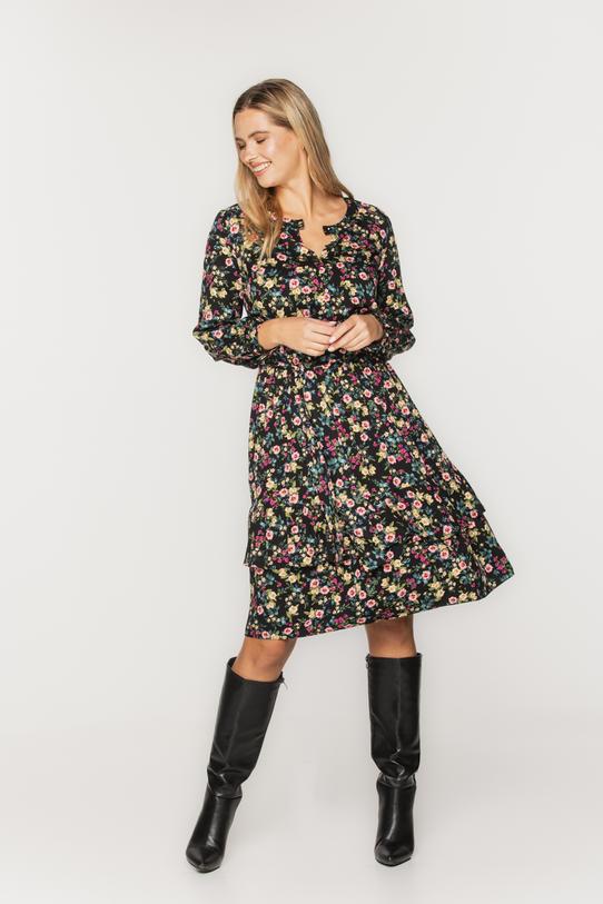 Krótka sukienka boho