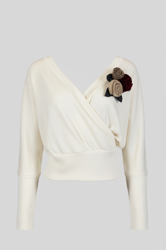 Kwiatowa broszka Hand Made - 1