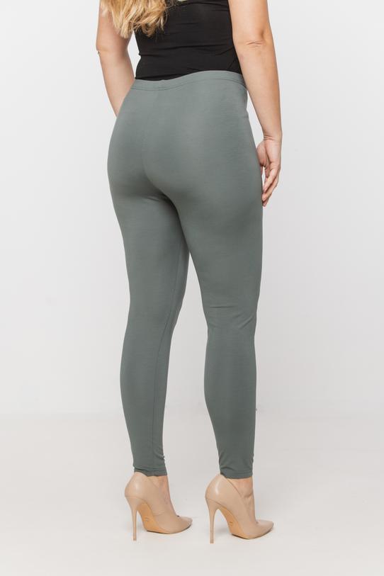 Leginsy z miękkiej szałwiowej dzianiny - 3