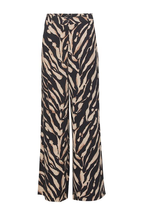 Lekkie wiskozowe spodnie z szerokimi nogawkami - 1