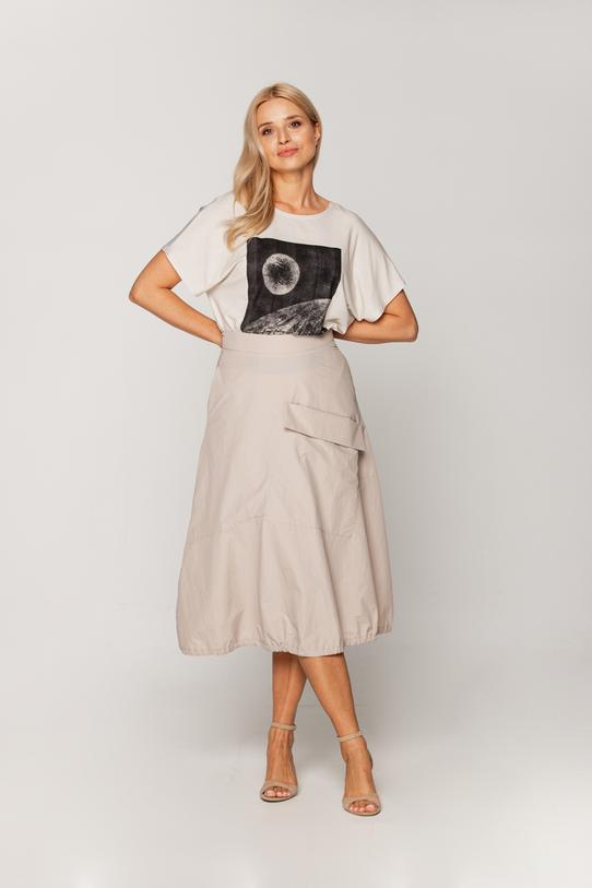 Wizualizacja Luźna bluzka z cyfrowym nadrukiem