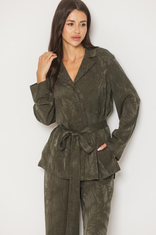 A loose-fitting straight-cut shirt made from textured viscose - 3