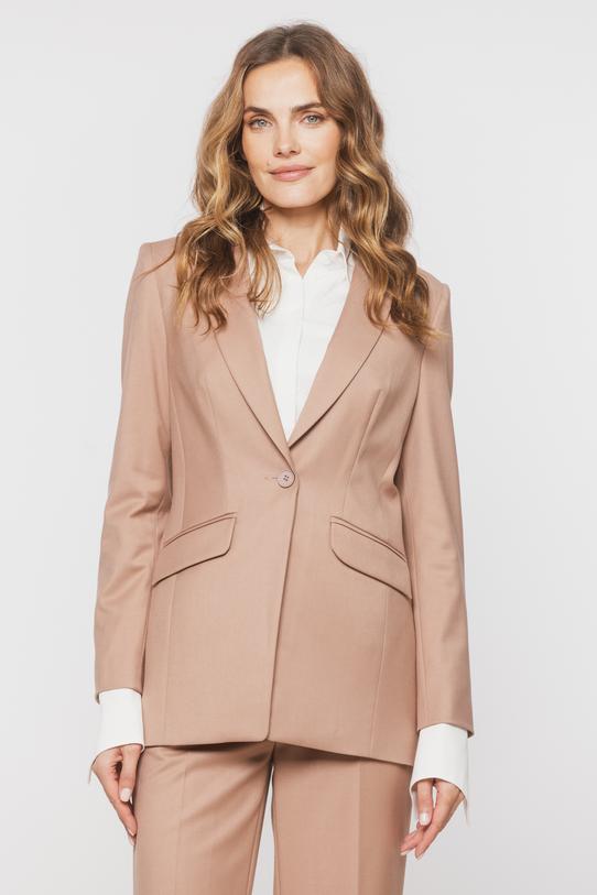 Marynarka z kieszeniami o delikatnie taliowanym kroju - 4