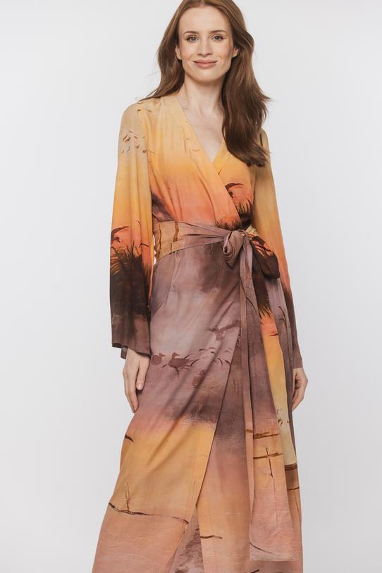 Oryginalna sukienka inspirowana malarstwem Chełmońskiego - 2