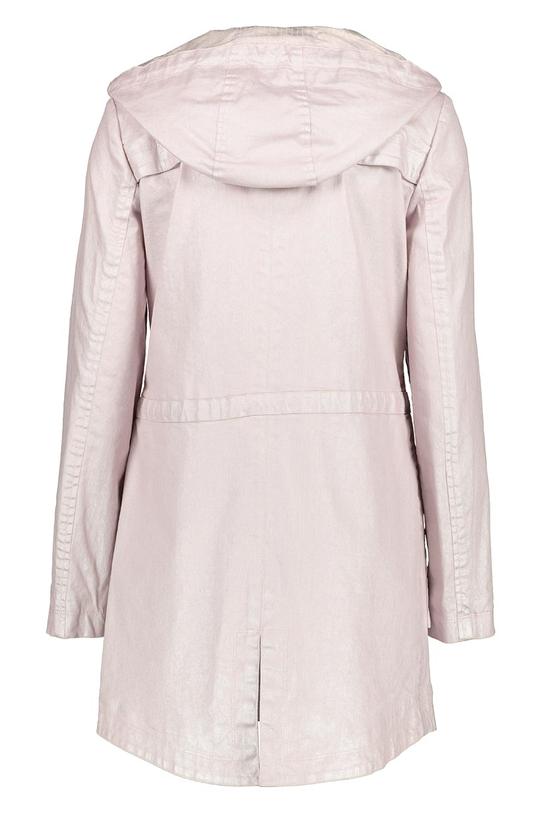 Wizualizacja Jasno różowy płaszczyk z połyskującej tkaniny