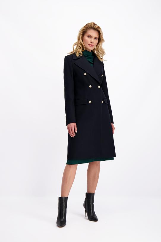 Płaszcz z prążkowanej tkaniny - 3