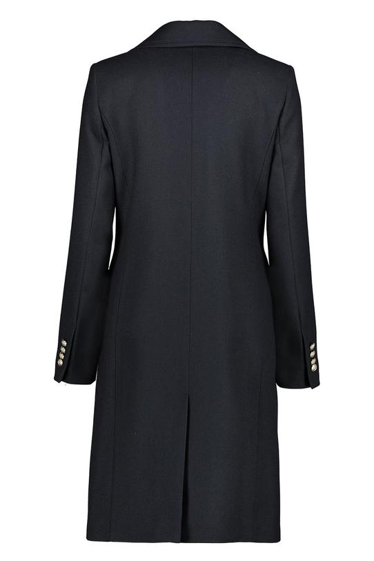 Wizualizacja Płaszcz z prążkowanej tkaniny