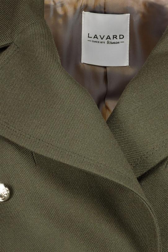 Dwurzędowy płaszcz khaki