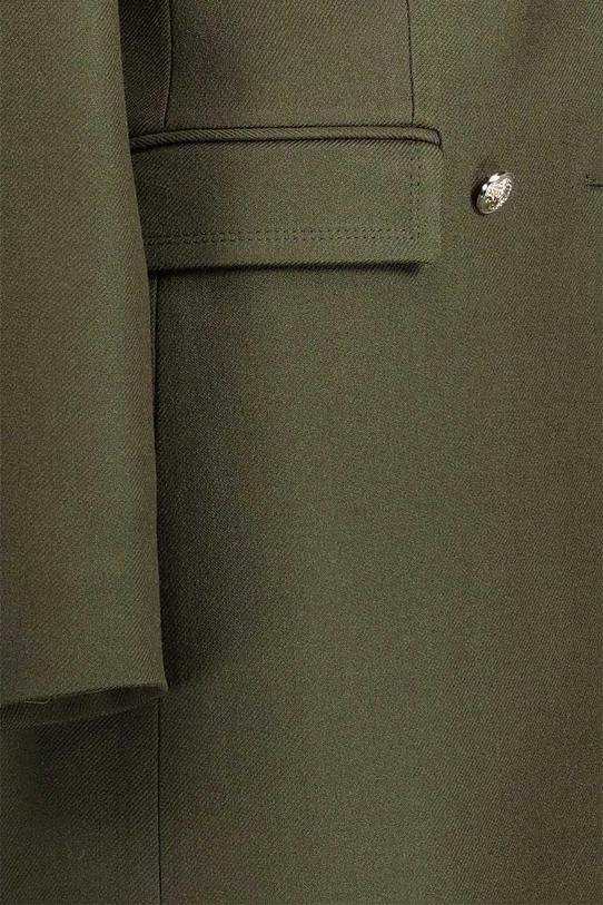 Dwurzędowy płaszcz khaki
