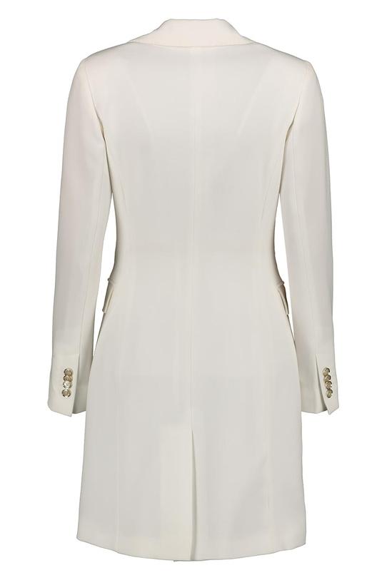 Wizualizacja Płaszcz ecru o kroju dyplomatki