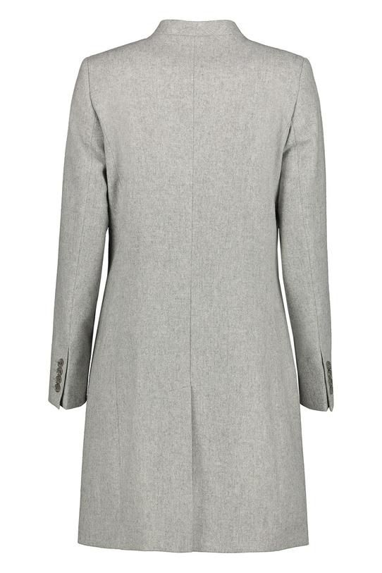 Wizualizacja Melanżowy jasno szary płaszcz