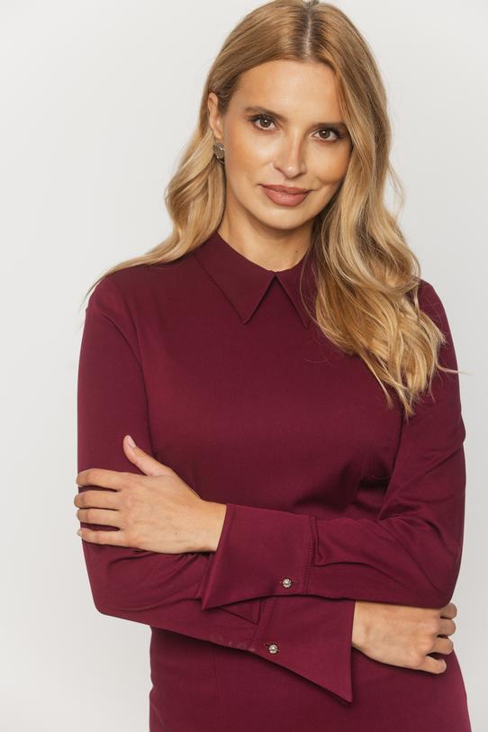 Połyskujące kolczyki z metalu szczotkowanego - 1