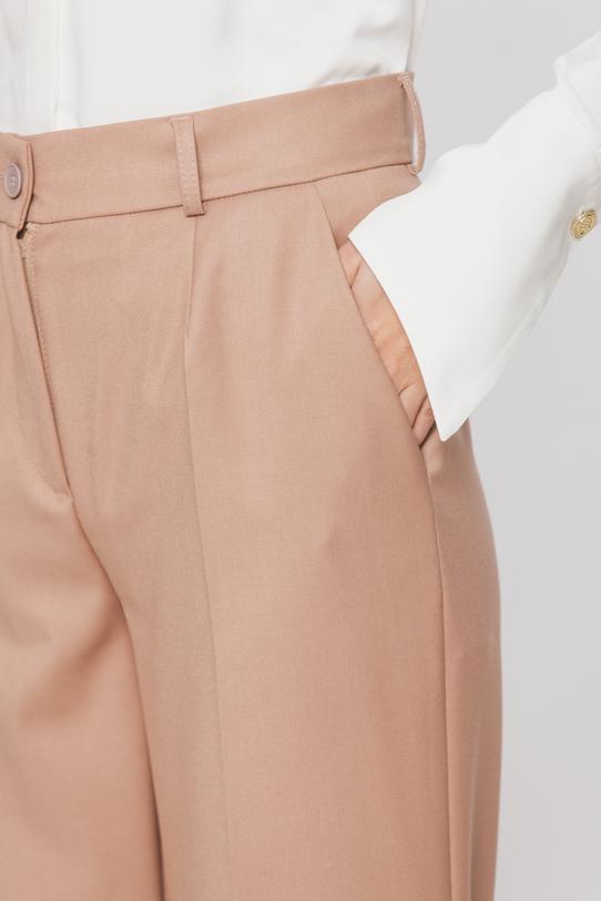 Proste luźne spodnie w eleganckim stylu - 5