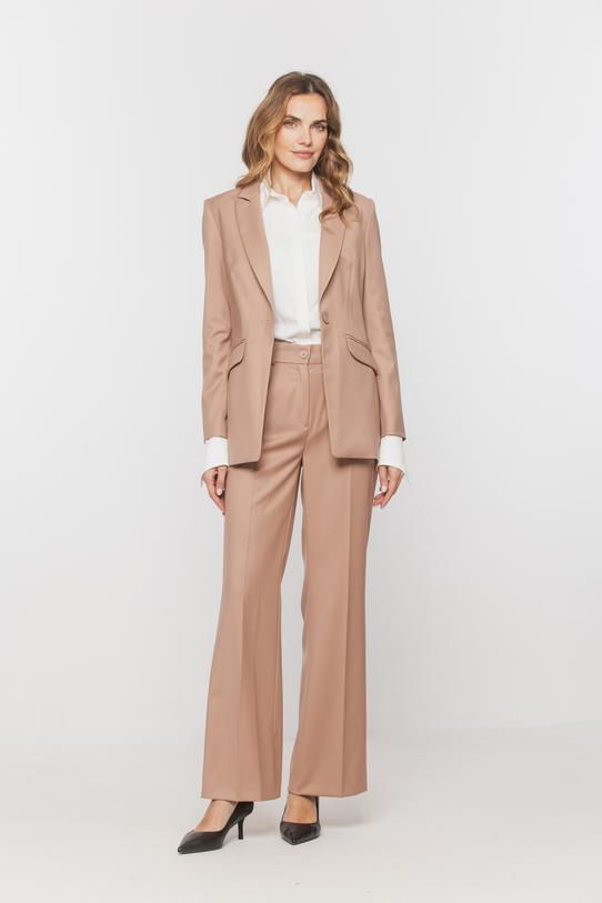 Proste luźne spodnie w eleganckim stylu - 2