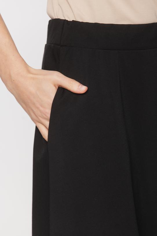 Rozkloszowana dzianinowa spódnica z kieszeniami - 4