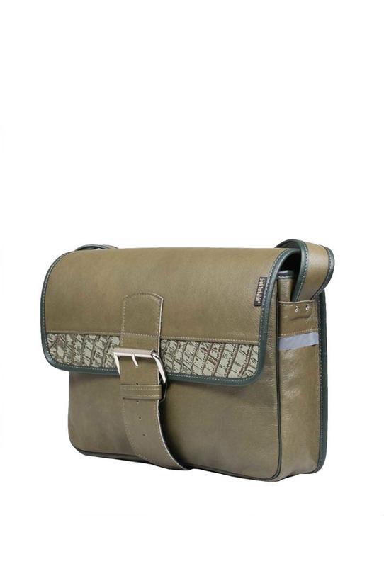 Wizualizacja Skórzana torba listonoszka