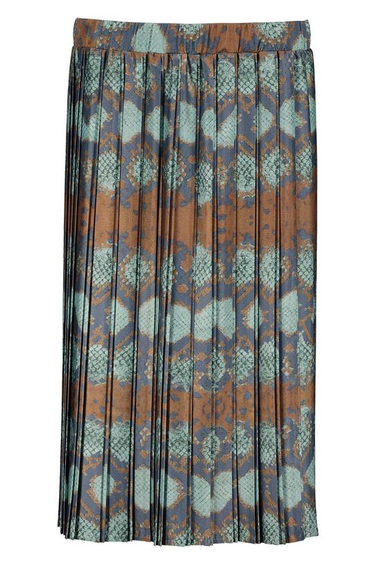 Plisowana spódnica na szerokiej gumce - 1