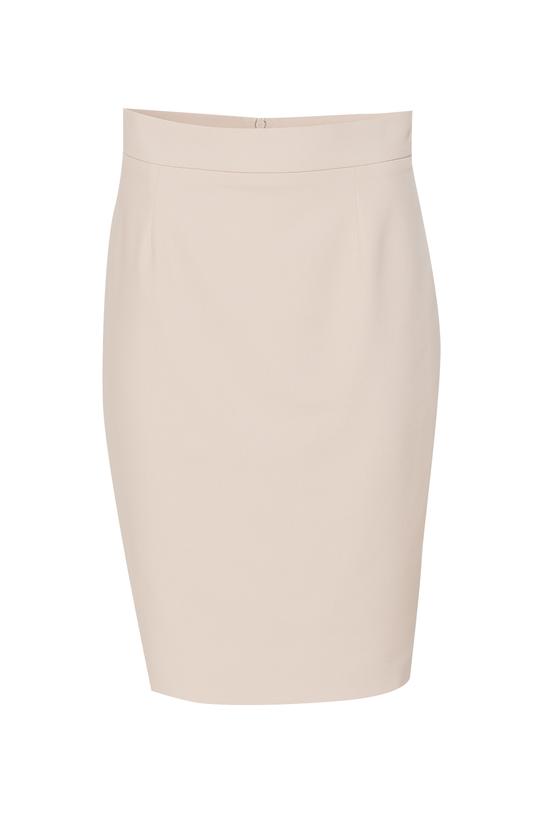 Spódnica ołówkowa w kolorze beżowym - 1