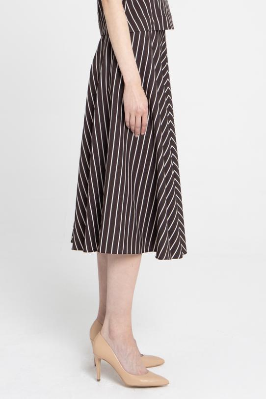 Rozkloszowana spódnica w paski - 3