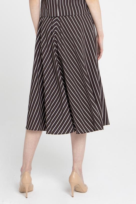 Rozkloszowana spódnica w paski - 4