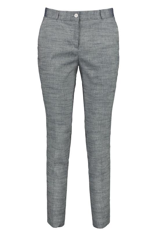 Szare melanżowe spodnie - 1