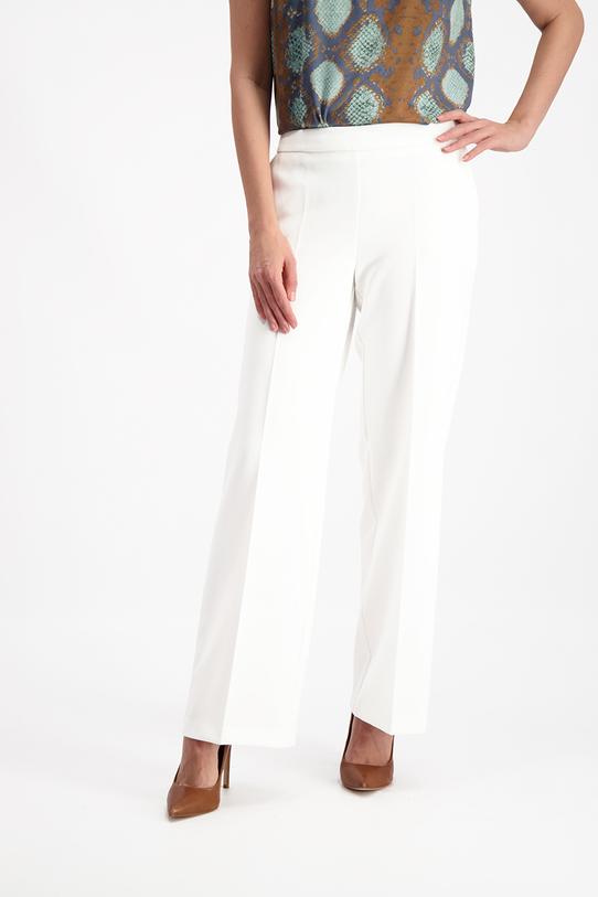 Spodnie ecru z kieszeniami - 3