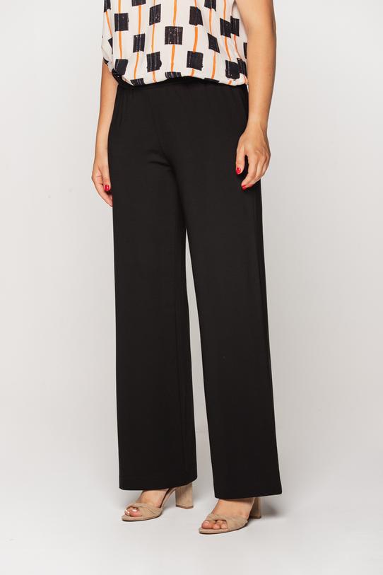 Szerokie spodnie z dzianiny - 2