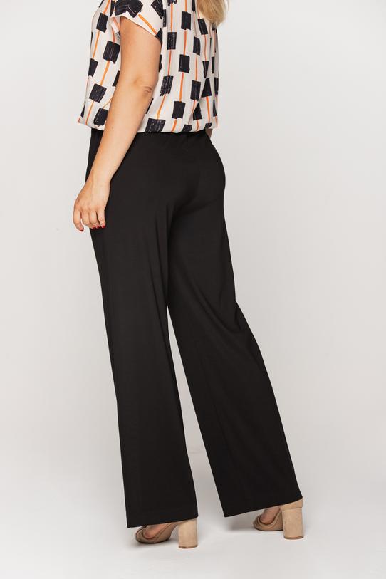 Szerokie spodnie z dzianiny - 3