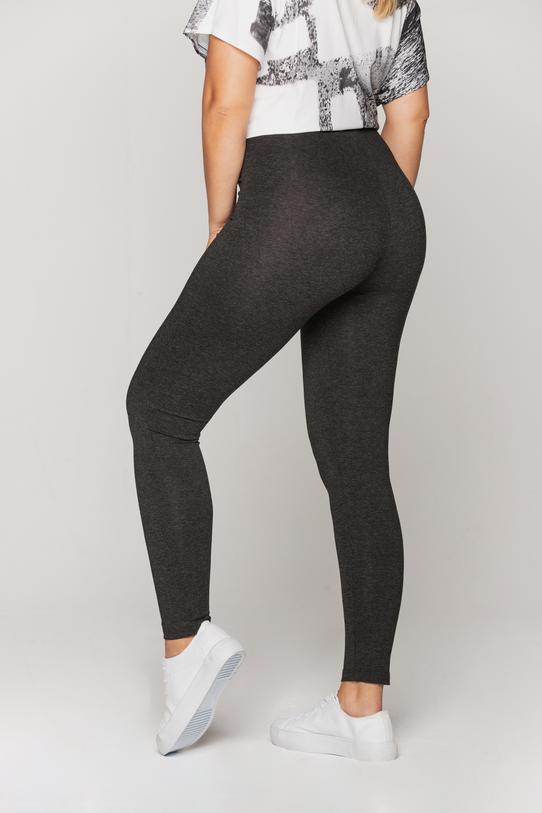 Grey melange leggings - 3