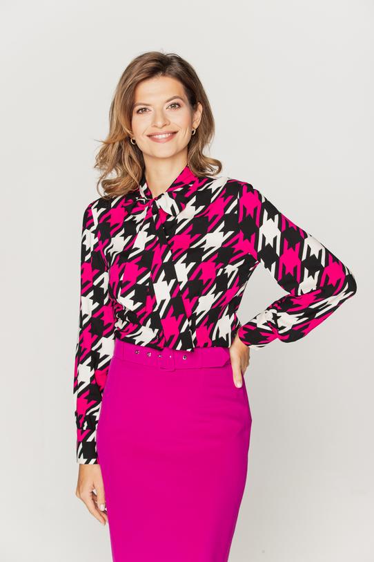 Stylowa koszula z wiązaniem - 2