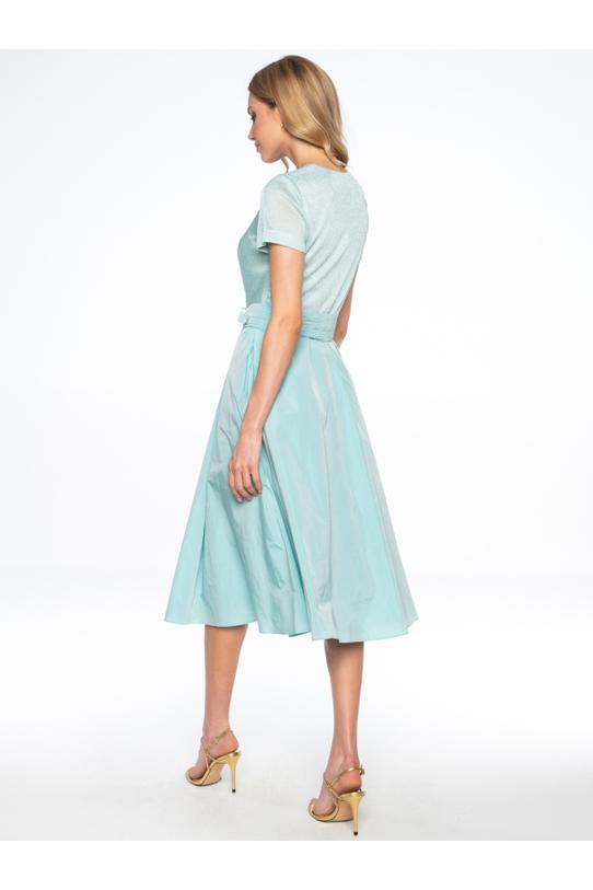 Chic celadon dress - 3