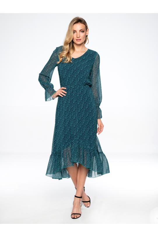 Fine heart fabric dress - 1