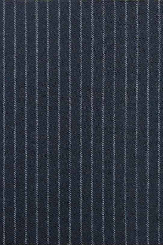 Grafitowa sukienka w delikatne paski - 6